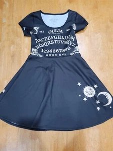 Mighty Fine Spirit ouija board black mini dress - Picture 1 of 12