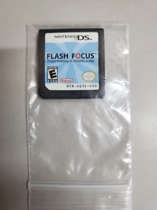 Flash Focus: Vision Training in Minutes a Day (Nintendo DS) Cart Only Tested - Picture 1 of 1