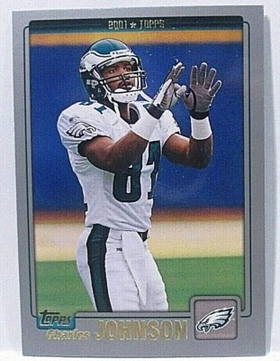2001 Topps CHARLES JOHNSON #147 - Eagles  - Image 1 of 2