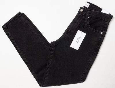 CALVIN KLEIN BNWT MENS REGULAR TAPER FIT JEANS sz 30 X 34 WASHED BLACK - Image 1 of 4