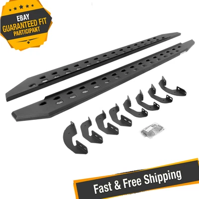 Go Rhino 69441687SPC Slim Line Running Boards for 07-21 Toyota Tundra Crew Max Foto 1 de 4