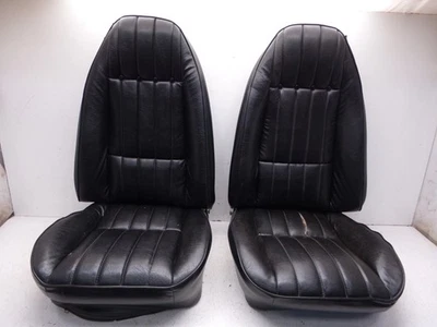 Par de asientos delanteros Camaro Firebird 70-81 asientos de conductor y pasajero negro GM original Foto 1 de 4