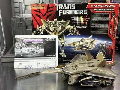 STARSCREAM Transformers Movie Voyager Class incomplete Hasbro 2007 Loose - Image 1 of 3