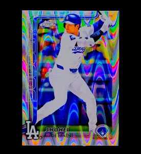 SHOHEI OHTANI RARE WAVE REFRACTOR HOLO 2025 Topps Chrome SP Non Auto - DODGERS - Bild 1 von 6