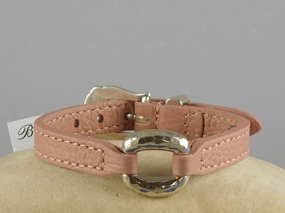 Brazalete Brighton Plateado Rosa Arena ENLACE ATEMPORAL Cuero Envolvente Bandido Foto 1 de 3