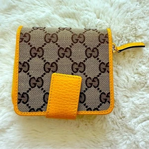 ¡¡¡NUEVO CON ETIQUETAS!!! Gucci Cartera Unisex con Cremallera Auténtica - Imagen 1 de 11