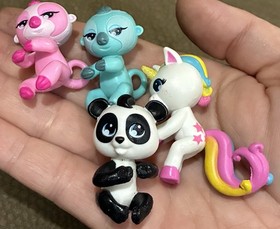 Lot 4 Rare Fingerlings Minis Drew Panda Gigi Unicorn Mara Melody Sloth Blind Bag