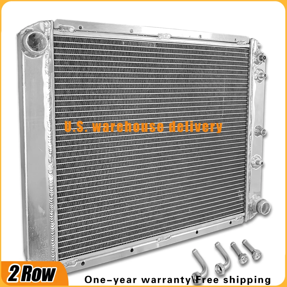 Aluminum Radiator Fits Volvo 240 242 244 245 264 740 745 760 780 940 DL GLE - Image 1 of 4