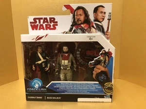 STAR WARS FORCE LINK CHIRRUT & BAZE MALBUS ACTION FIGURE 2017 NEW MISB - Picture 1 of 4