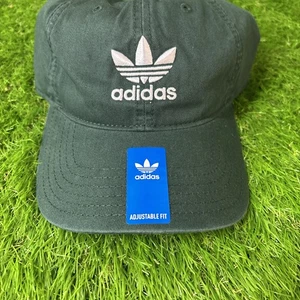 adidas Originals Men's Originals Relaxed Plus Strapback Mineral Green OS Adjust - Picture 1 of 4