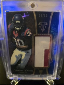 Jadavon Clowney Triple Threads Jumbo Patch /10 SSP Texans - Picture 1 of 1