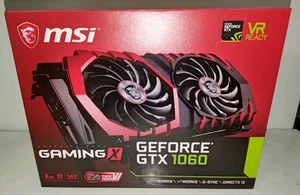 MSI GeForce GTX 1060 Gaming X 6GB mit OVP, CD, Aufklebern, Einlagen - Bild 1 von 22