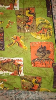 Saco de Dormir De Colección JC PENNEY Patrón de Caza Alce Faisán Perro Cazador  Foto 1 de 4