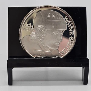 Moneda de plata Wayne Gretzky .999 1 onza oz 1851 puntuación LA Kings edición limitada - Imagen 1 de 7