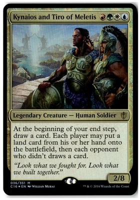 MTG Foil Kynaios and Tiro of Meletis (Commander 2016) - Oversize Cards MP ENG - Image 1 of 2