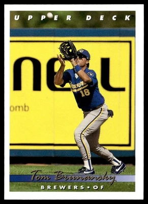 1993 Upper Deck Tom Brunansky Milwaukee Brewers #806 - Image 1 of 2