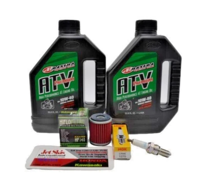 Yamaha YFZ450 Tune Up Kit Maxima Oil Change NGK Spark Plug & Oil Filter YFZ 450 - Image 1 of 4