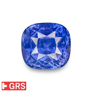 GRS Certified MADAGASCAR Sapphire 5.11 Ct. Natural Unheated CORNFLOWER BLUE Rare - Picture 1 of 5