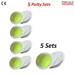 Juego de 5 materiales de silicio reafirmantes dentales para impresión dental - Imagen 1 de 6