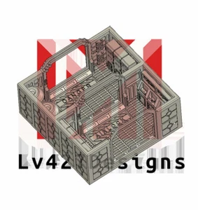 Small room - airlock | Legion Space Hulk Imperial Assault - Picture 1 of 8