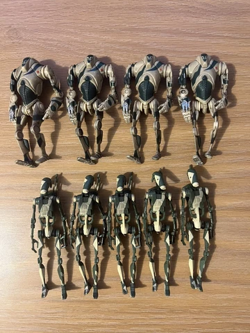 Star Wars Lot of 9 Kashyyyk Battle Droids/Super Battle Droids G Cover
