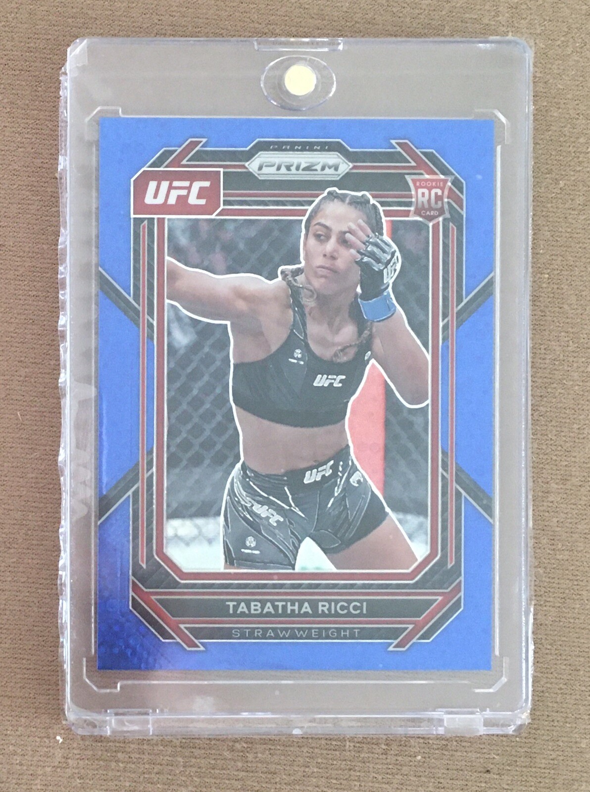 Tabatha Ricci 2023 Panini Blue Disco Prizm UFC #108 Rookie Card RC 18/25