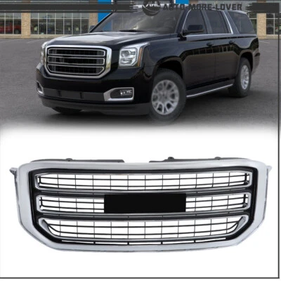 Rejilla de parachoques superior delantera apta para GMC Yukon XL 2015-2020 cromo 22936421 plástico Foto 1 de 4
