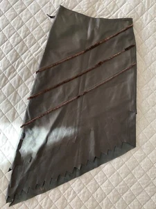 O'Ludan Gr. XS S Lederrock mit Fell dunkelbraun - Bild 1 von 12