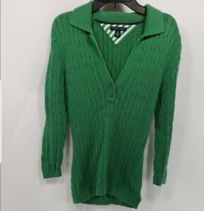 Womens Green Tommy Hilfiger Sweater Size Small