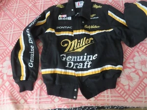 vintage Legends Black rusty wallace nascar Jacket - Size M rare - Picture 1 of 12