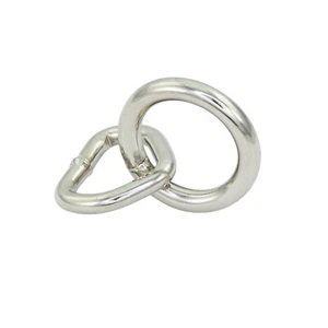Silver Small 28mm Bondage Rings – Single - StudsAndSpikes - Picture 1 of 5