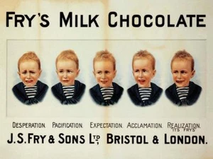 Fry's Milk Chocolate fridge magnet (og) - Picture 1 of 1