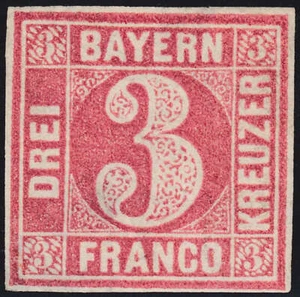 Bayern postfrisch ** mit Nr. 9 - Bild 1 von 1