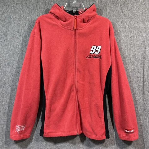 Team Caliber #99 Carl Edwards Fleece Jacket NASCAR Office Depot Racing Men’s XL Cover