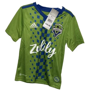 NUEVA MLS Seattle Sounders FC Rave Verde Adidas Niño Pequeño 5T Camiseta de Fútbol Nueva con Etiquetas - Imagen 1 de 5