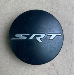 SRT Silver on Black OEM Center Cap #SQW99TRMAA - Picture 1 of 2