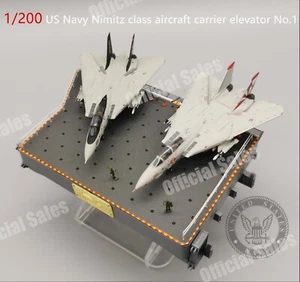 1/200 US NAVY Nimitz Class Aircraft Carrier Elevator NO.1 Finished Scene Model - Picture 1 of 12