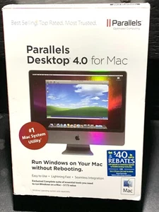 Parallel Desktop 4.0 for Mac OS X 10.4.11 or Later *MINT Condition w/ KEY - Picture 1 of 3