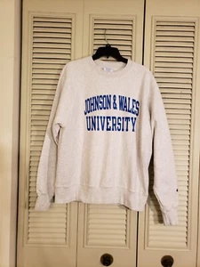 Vintage Champion Reverse Weave -JOHNSON & WALES UNIVERSITY Medium Sweatshirt - Picture 1 of 5