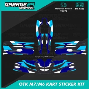 OTK M7/M6 KART STICKER KIT - SENNA - COLOUR 2 - CUSTOMISABLE - Picture 1 of 3