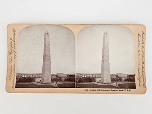 Foto Keystone Stereoview 9444 Bunker Hill Monument Boston Massachusetts - Imagen 1 de 7