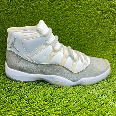 Nike Air Jordan 11 Retro Womens Size 11.5 Mens 10 Gray White Shoes Sneakers - Image 1 of 4