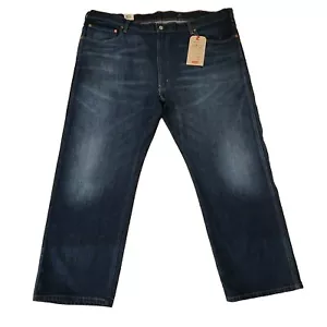 Levi's Western Fit Bootcut Jeans Men's Big & Tall Straight Stretch Zip Mid Blue - Picture 1 of 19