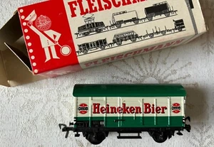 Fleischmann Model H0 Train 5026 Heineken Bier Beer Freight Car With Box - Picture 1 of 5