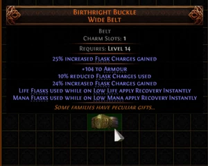 š„Path Of Exile 2š„Dawn Of The Huntš„Beltš„Birthright Buckle Wide Belt - Picture 1 of 1