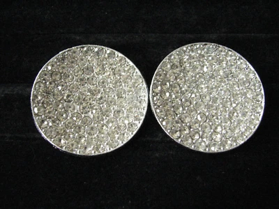 CLIPS PARA ZAPATOS VINTAGE ANTIGUOS ART DECO diamantes de imitación piedras brillantes años 20 Foto 1 de 2