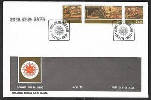 MALTA - FIRST DAY COVER - FIRST DAY OF ISSUE "CHRISTMAS 1975" - Picture 1 of 1
