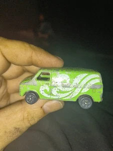 PlayArt Chevrolet G20 Chevy Custom Van verde. Hong Kong. DieCast. aprox 1/64 - Imagen 1 de 5