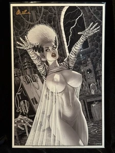 Stampa Lady Death 11x17 Sposa di Frankenstein Matt Merloff firmata Brian Pulido - Foto 1 di 2