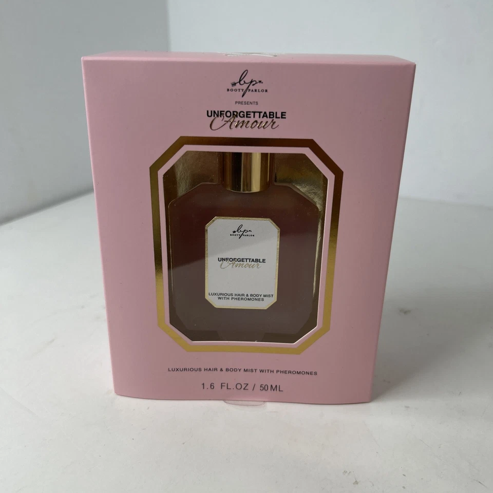 Nuevo en caja Booty Parlor Inolvidable Amor Lujo Niebla para el Cabello con Feromonas Perfume Nuevo en caja Foto 1 de 4